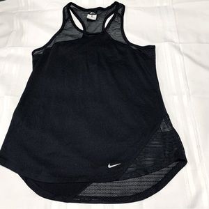 Women’s Black Nike Dri Fit Racerback Tank Medium